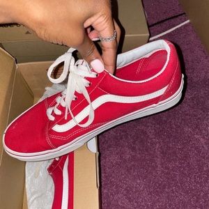 Red van great condition. Size 11 women